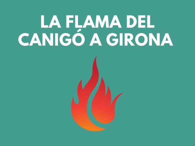 Flama Canigó a Girona