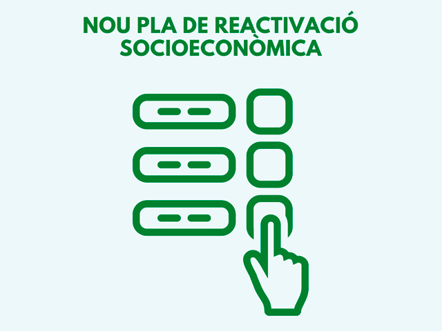 Nou pla de reactivació socioeconòmica